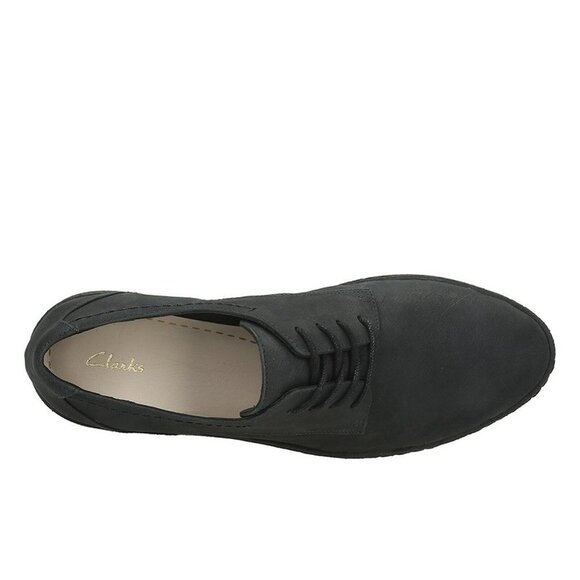 CLARKS LILLIA LOLA BLACK NUBUCK ORTHOLITE 9B - Picture 6 of 13